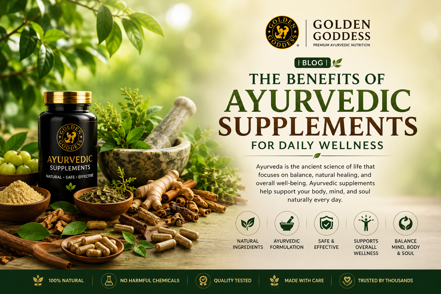 The Benefits of Ayurvedic Supplements for Daily Wellness